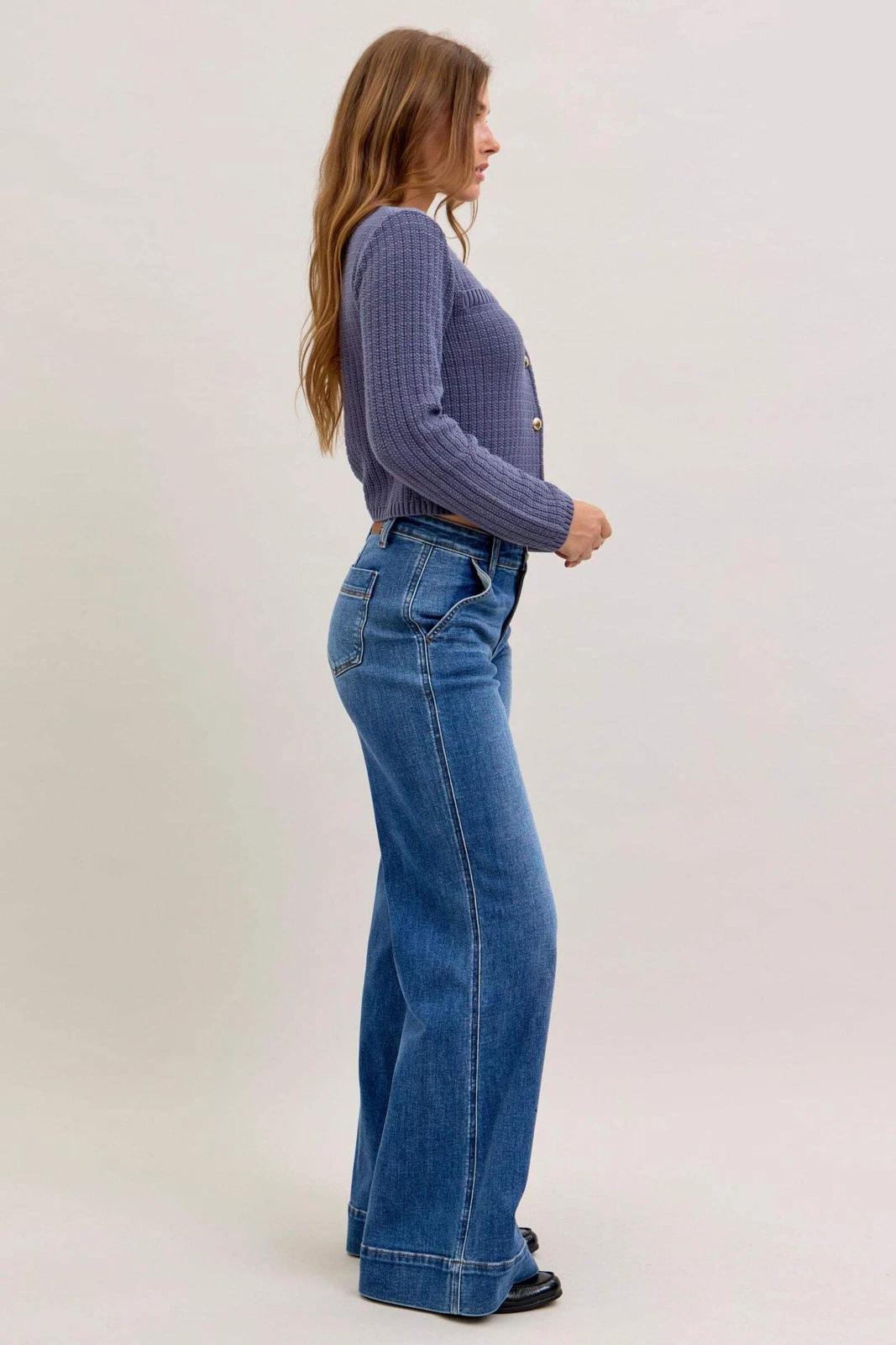 Judy Blue MR Trouser Retro Wide