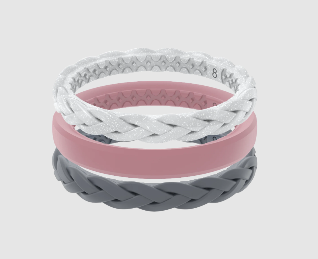 Stackable Serenity Groove Life Silicone Ring