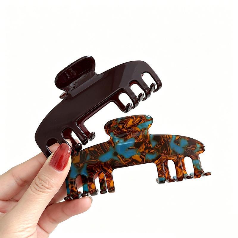 Large Hollow Out Rib Hair Claw Clips