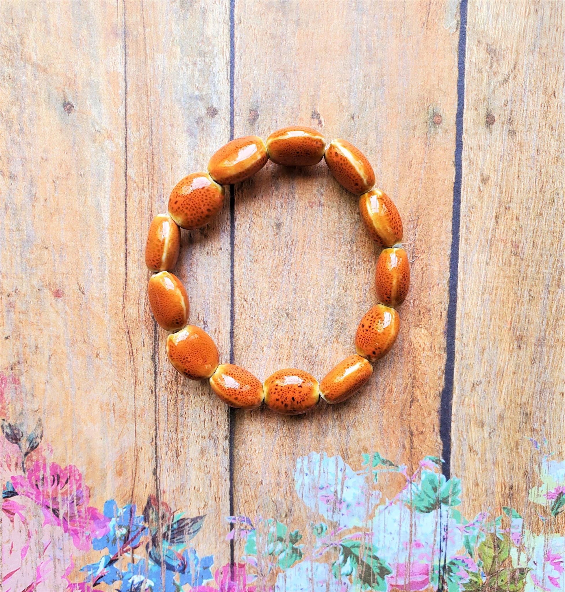 Oval Clay Shape Bracelets