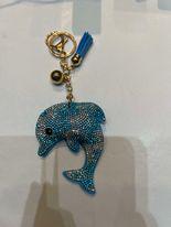 Dolphin Bling Keychain