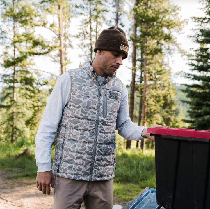 Puffer Vest - Classic Deer Camo