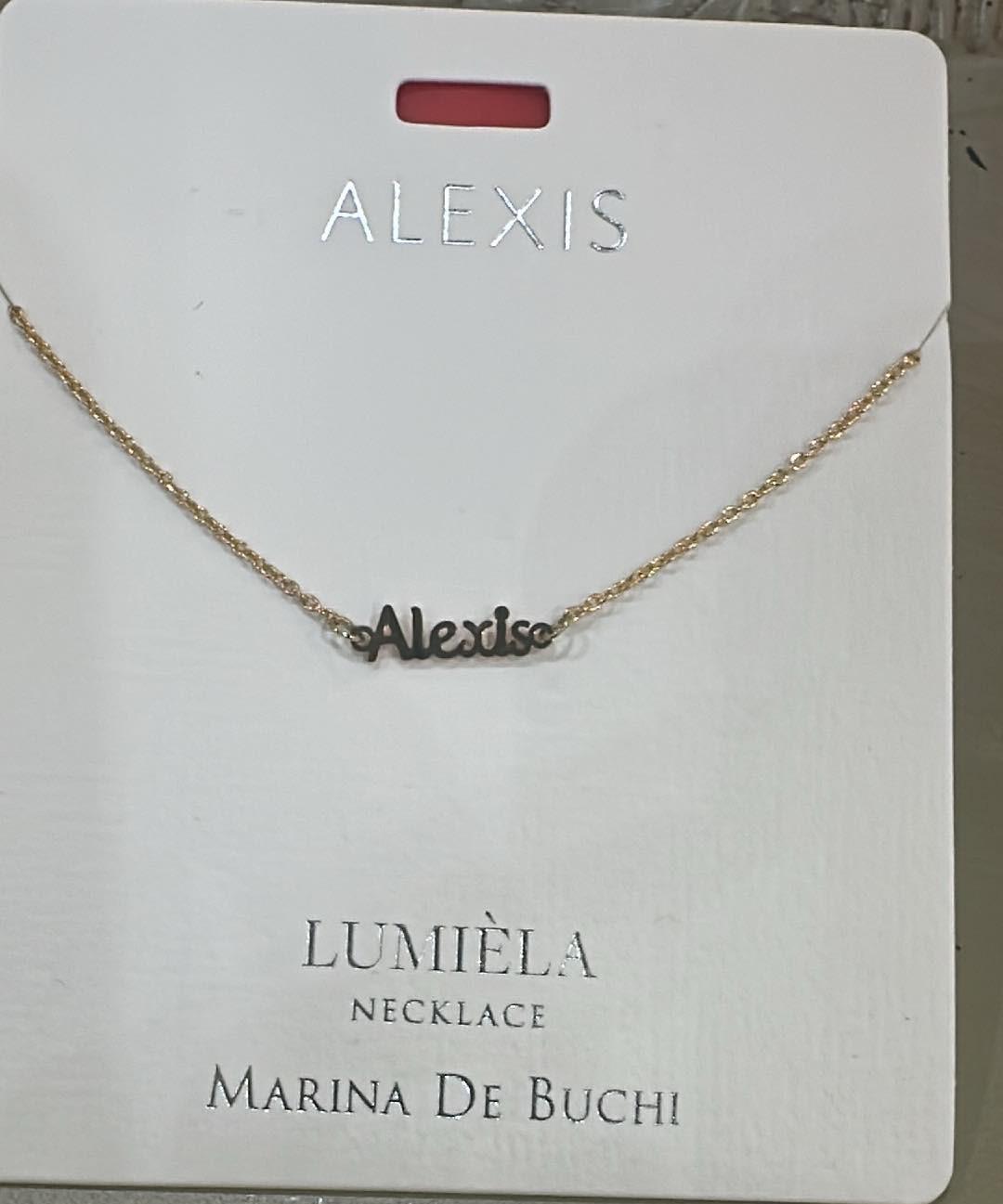 Lumiela Alexis Name Necklace