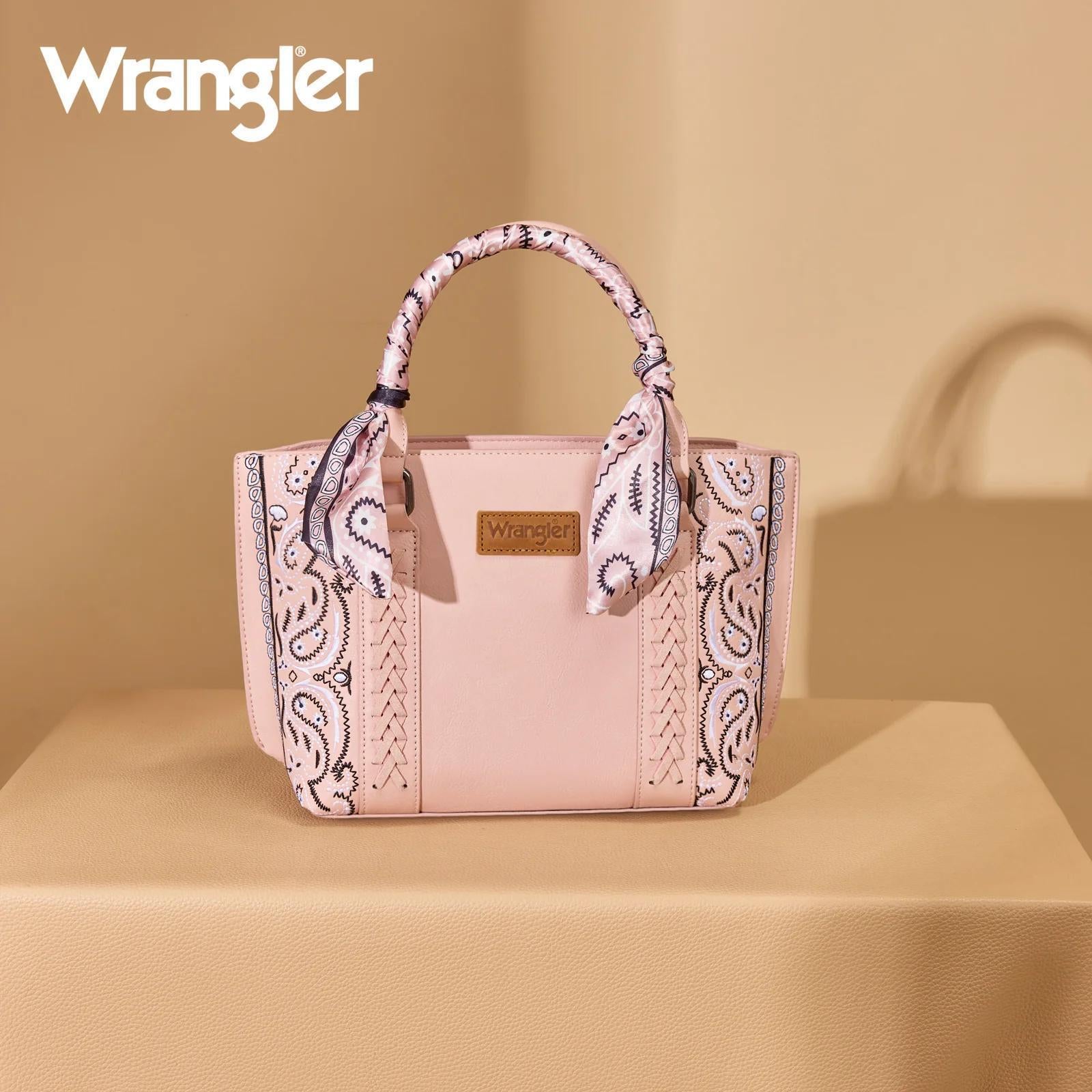 Wrangler Bandana Paisley Print Tote/Crossbody
