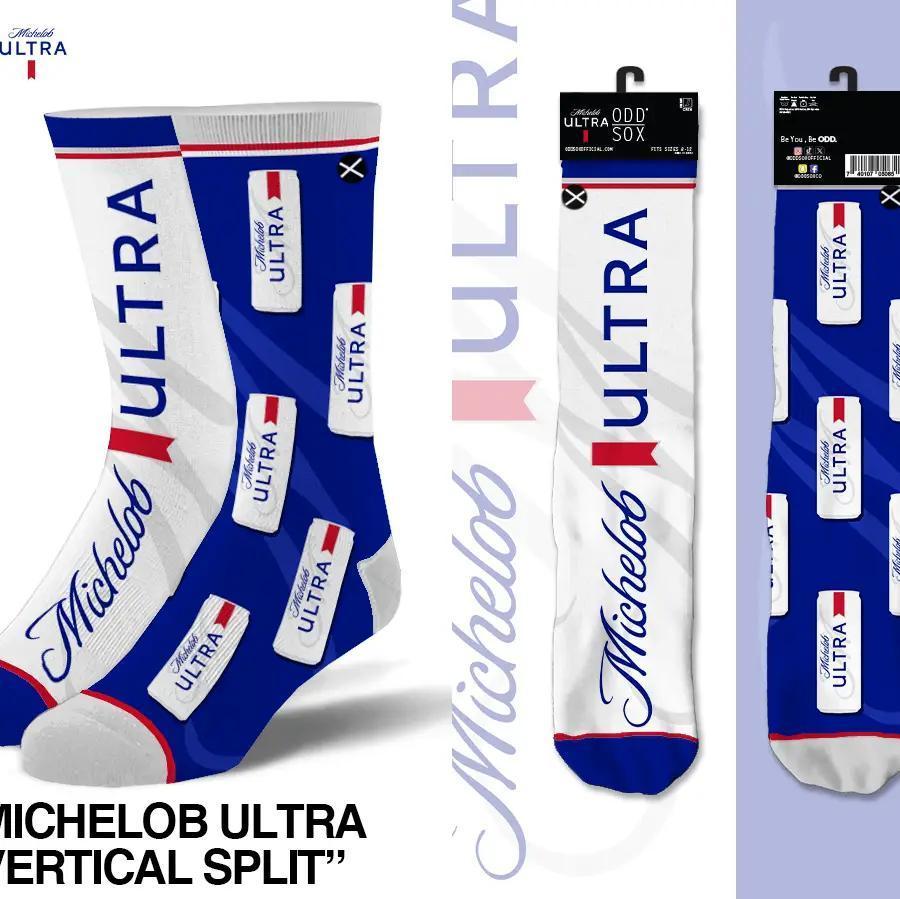 Michelob Ultra Split - Mens Crew Socks