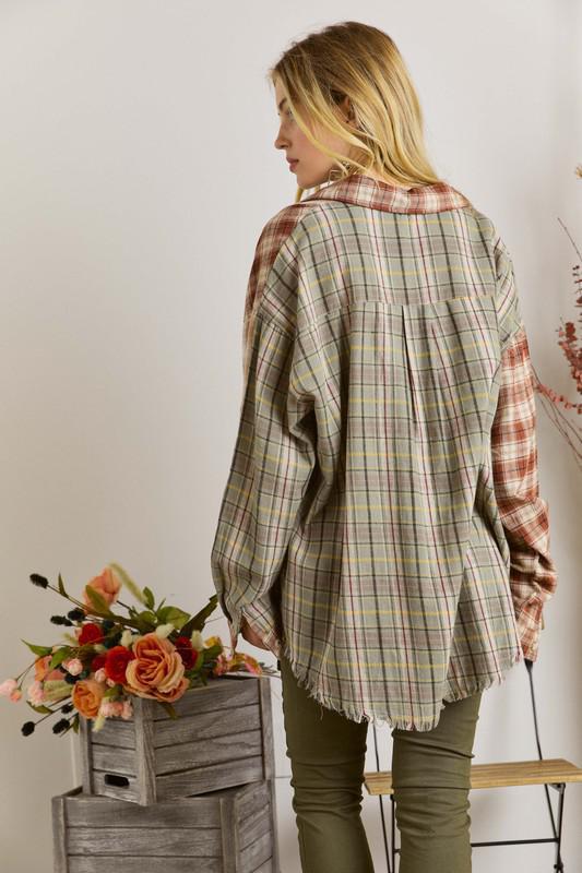 Frayed Bohemian Flannel