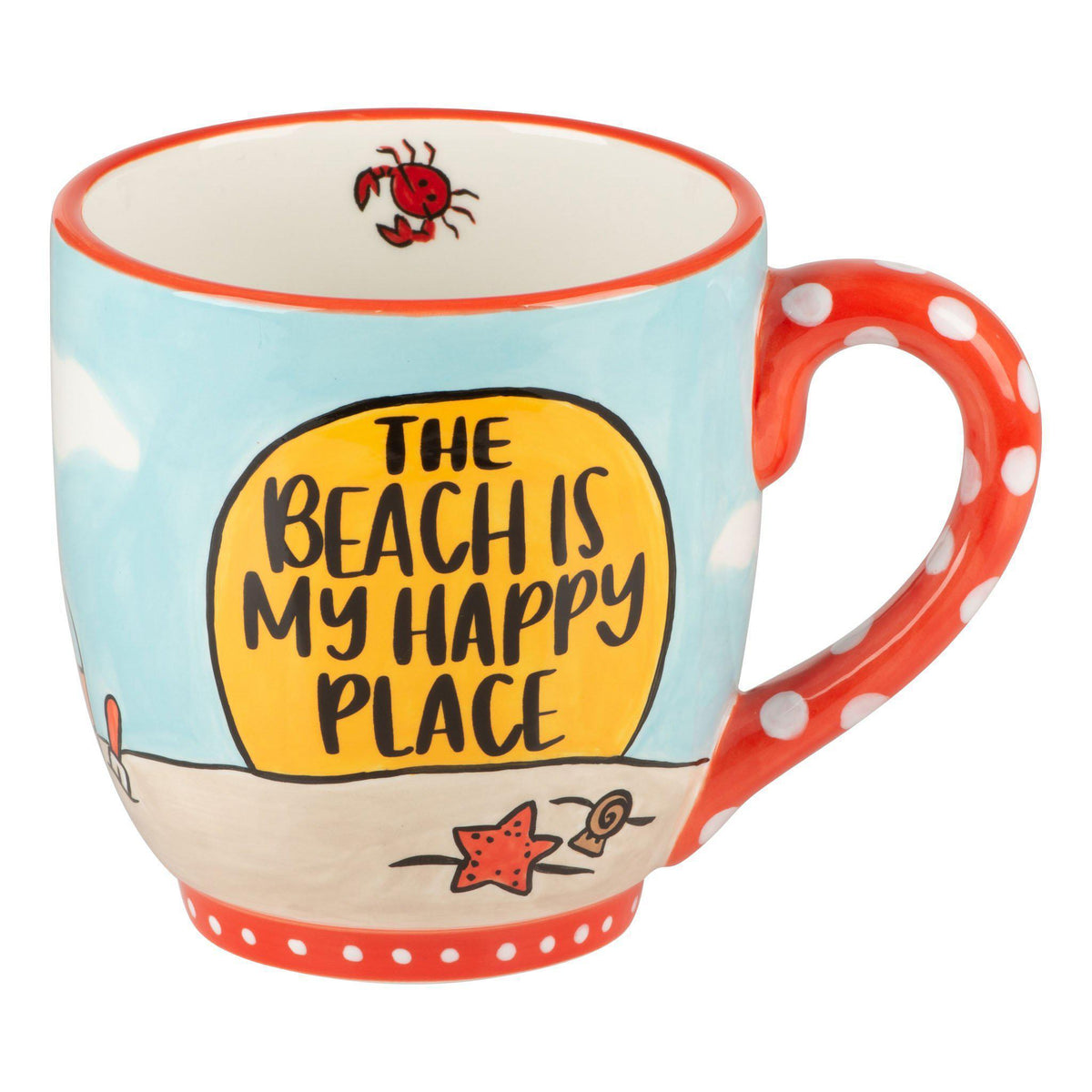 The Beach Is My Happy Place Mug