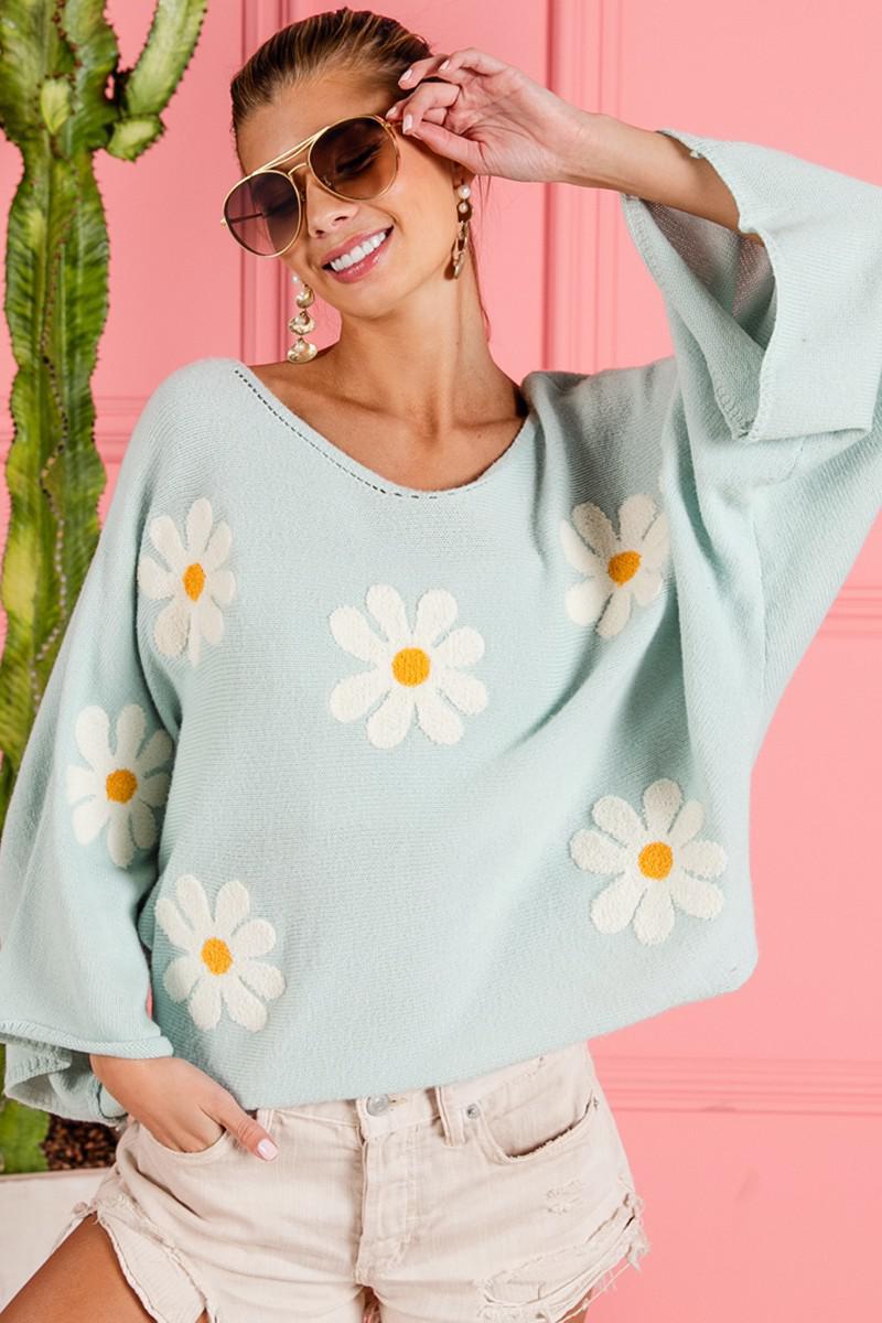 Light Daisy Sweater