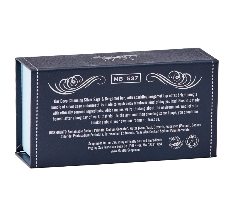 MAN BAR® - Deep Cleansing Silver Sage & Bergamot