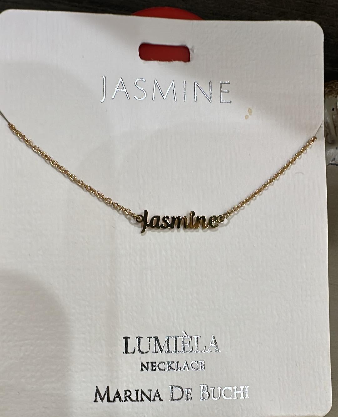 Jasmine Name Necklace