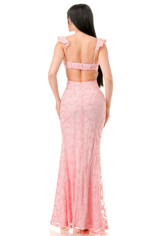 Pink Bow Mermaid Dress