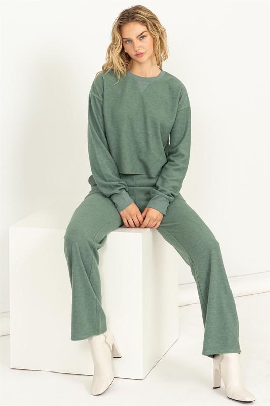Cool Knit Crop Sweatshirt
