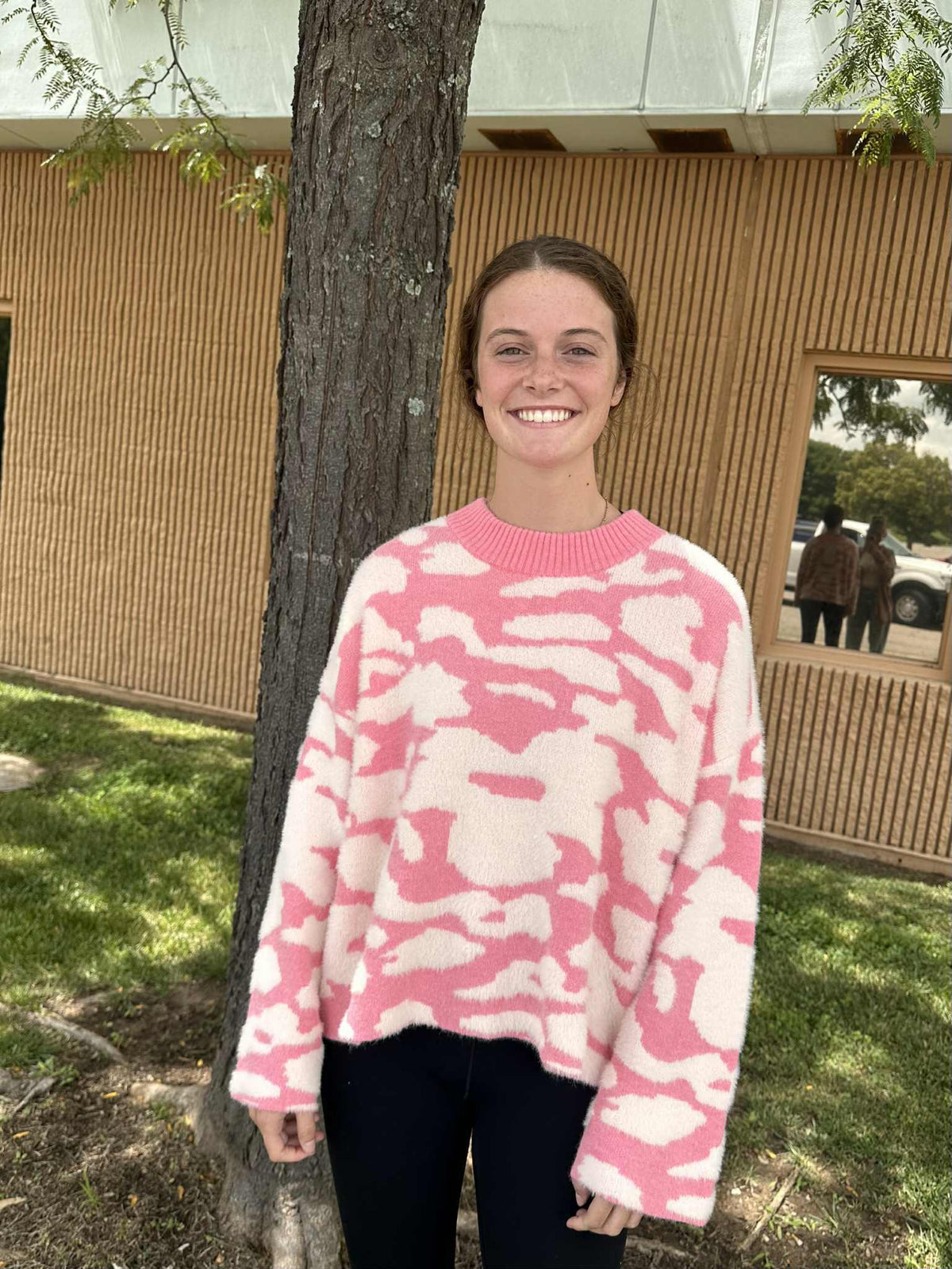 Floral Fuzz Sweater