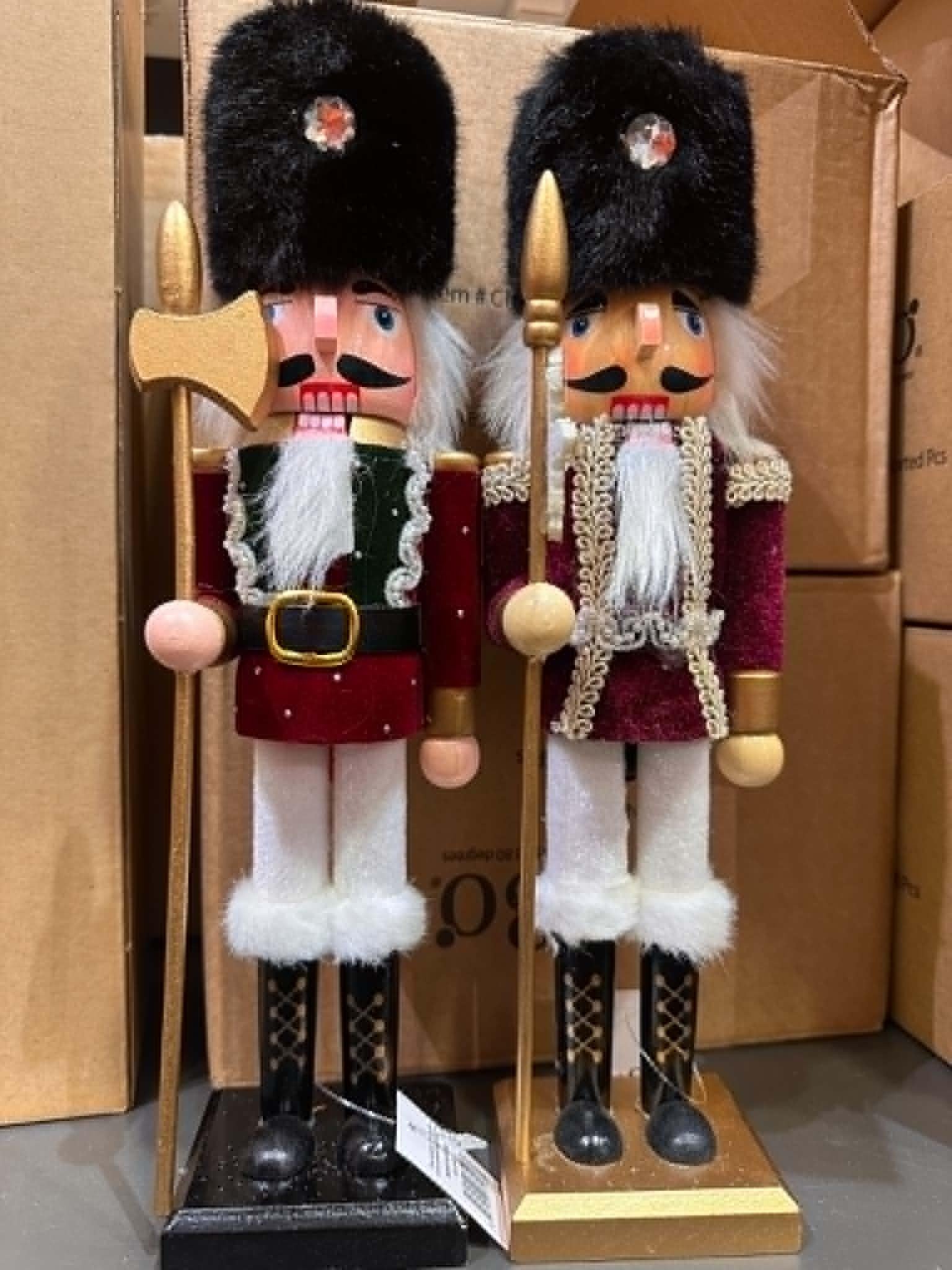 Maroon Coat Nutcracker
