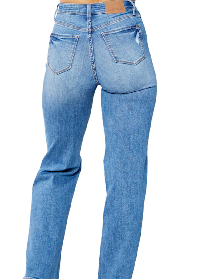 Judy Blue Knee Destroy Md Jeans