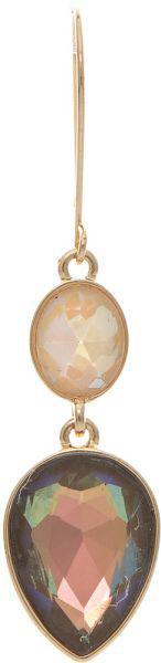 Gold Natural Glow Stone Drop Earring