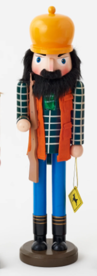 Outdoorsman Nutcracker - 3 Assorted