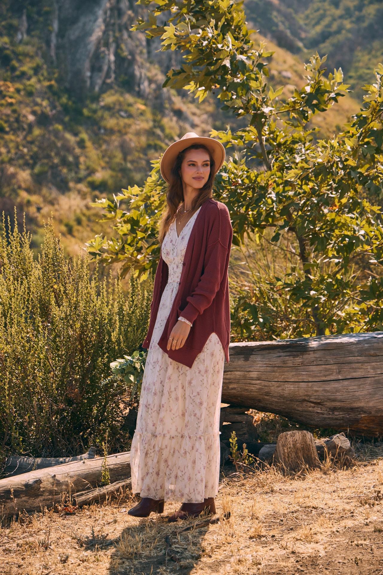 Dreamy Floral Mesh Maxi Dress With Smocked Waist