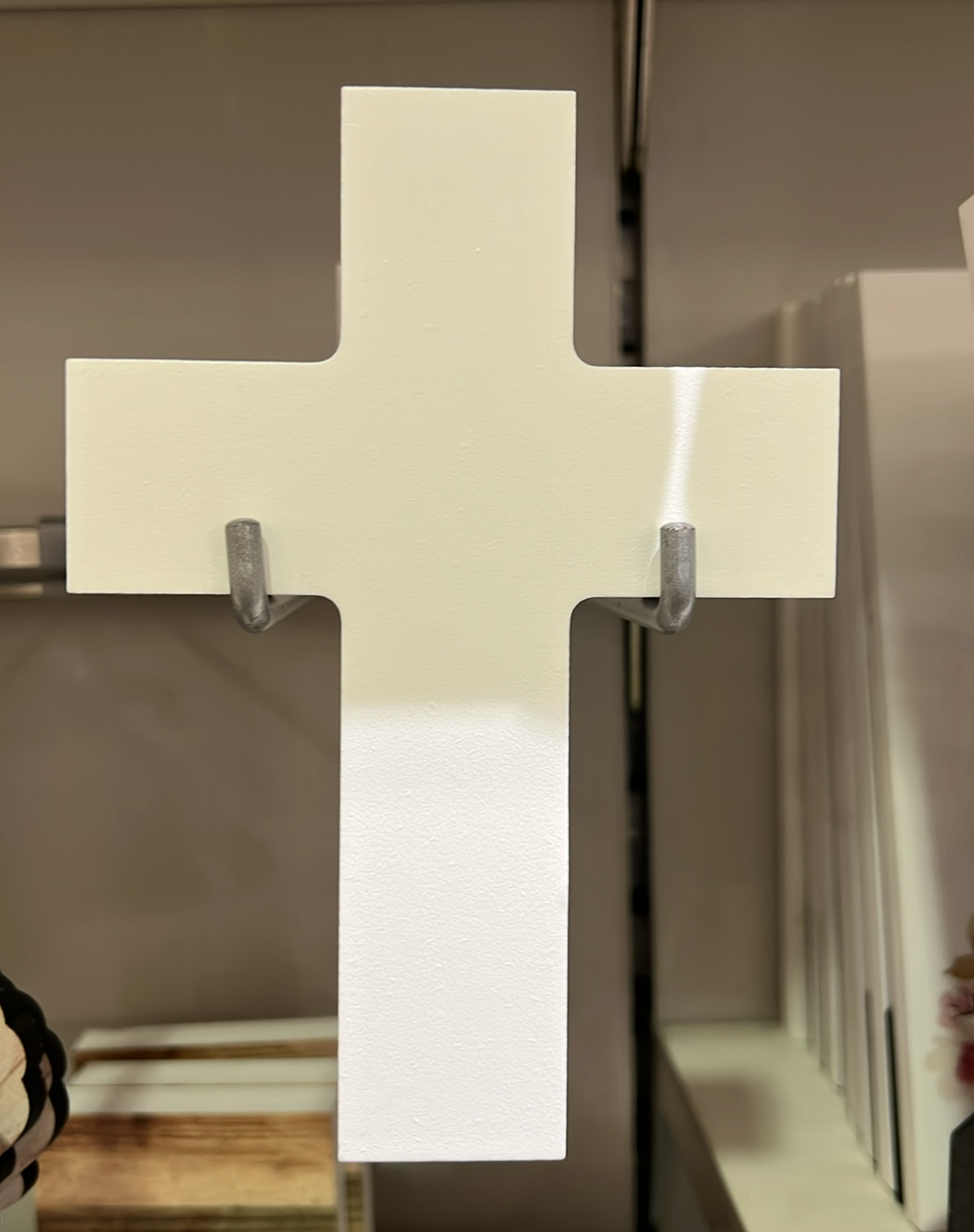 White 5x7 Cross