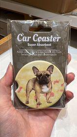 French Bulldog Standing Car Coaster