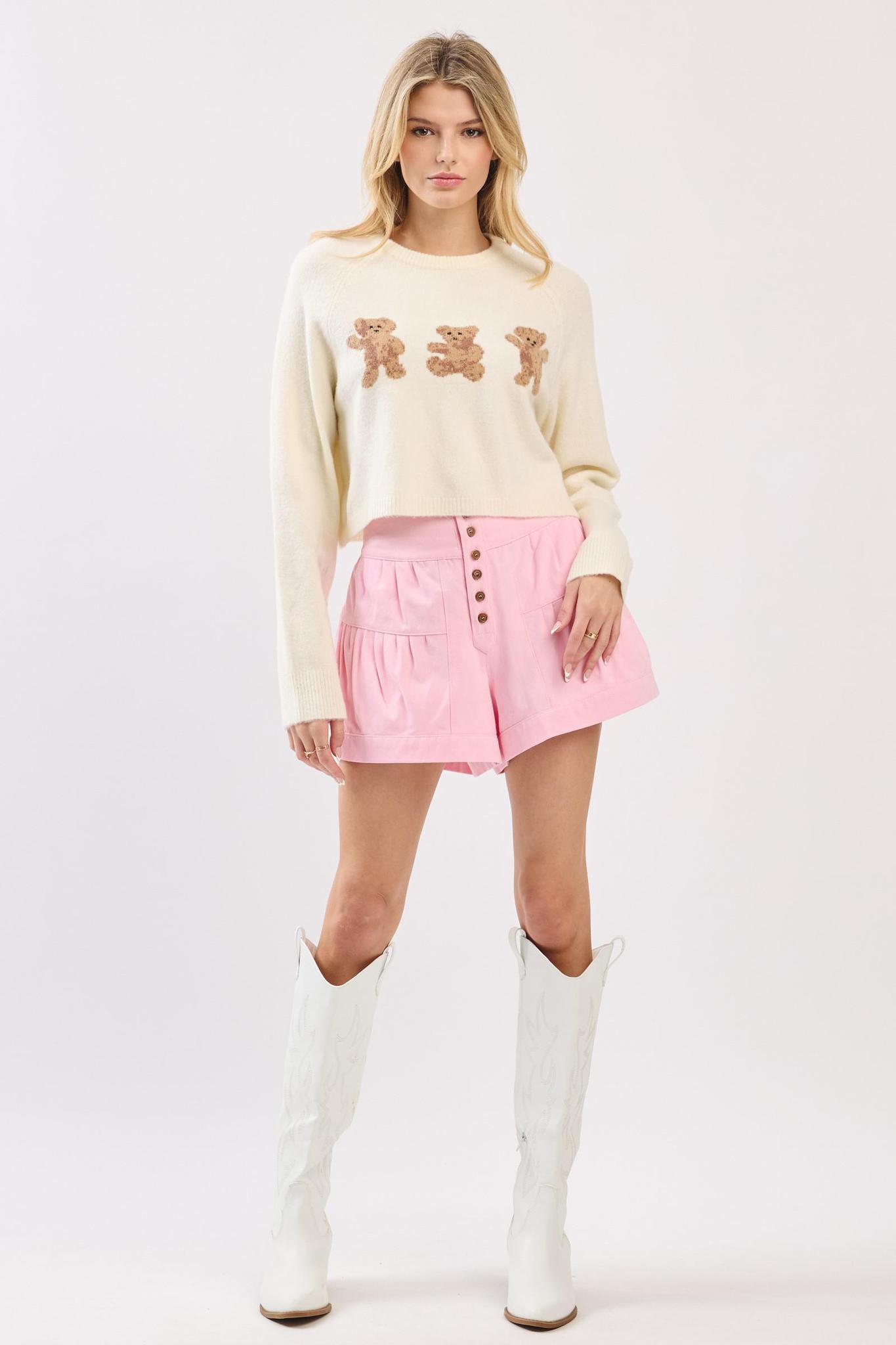 Ivory Three Bears Sweater