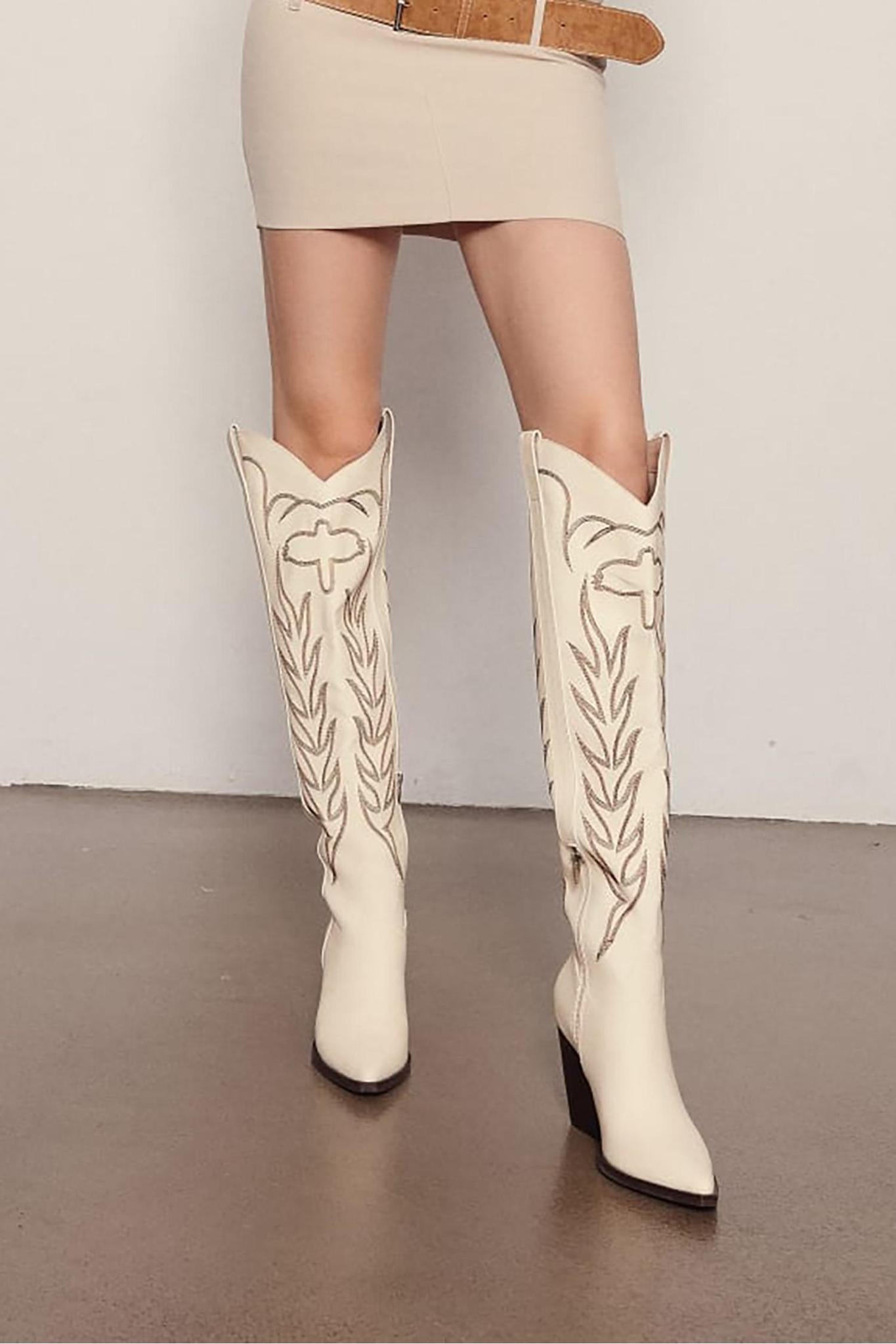 Celina Ivory Boots