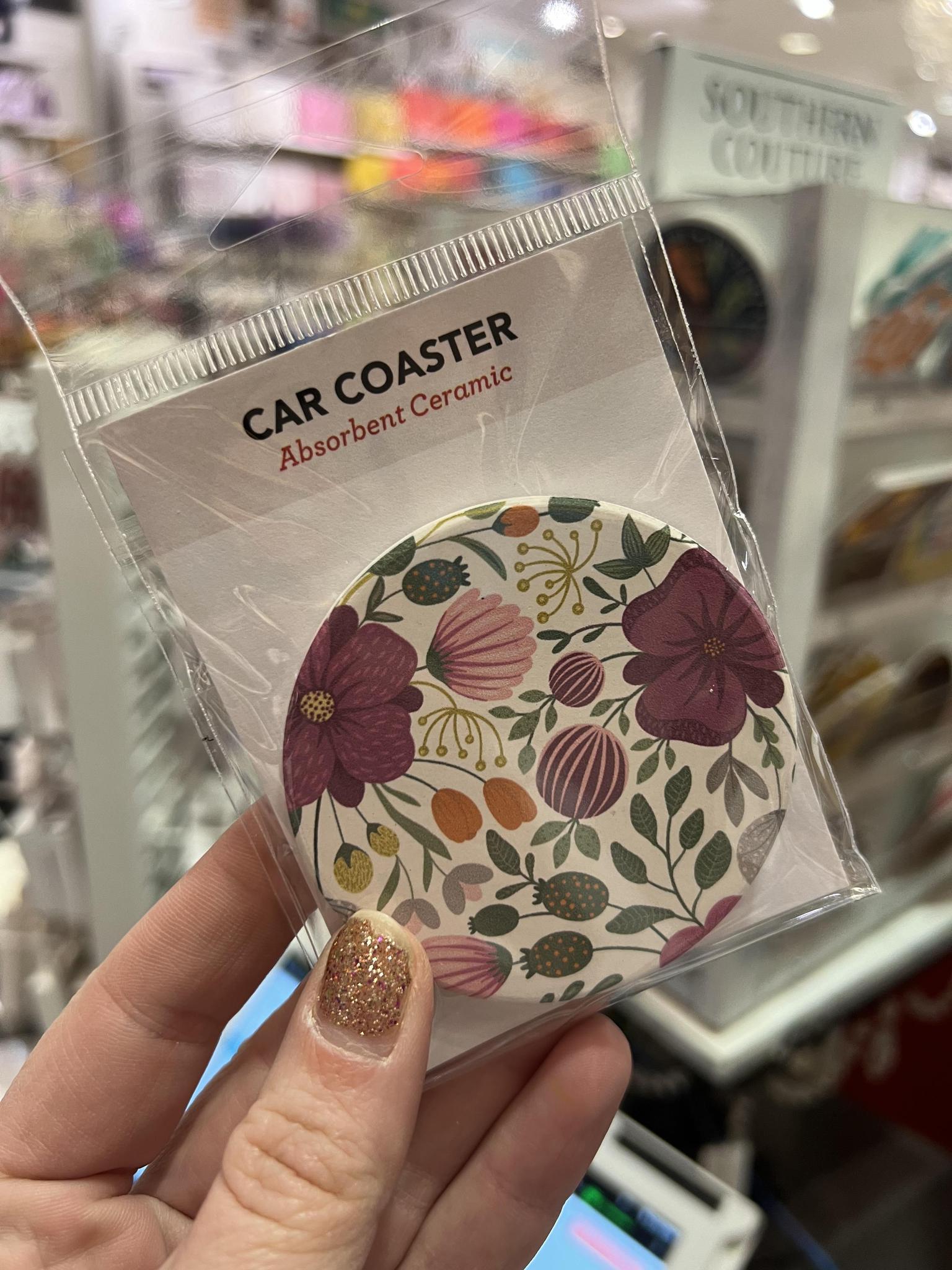 Floral Car Coaster