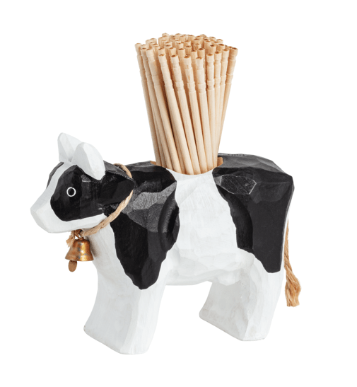 Farm Animal Wooden Toothpick Holders