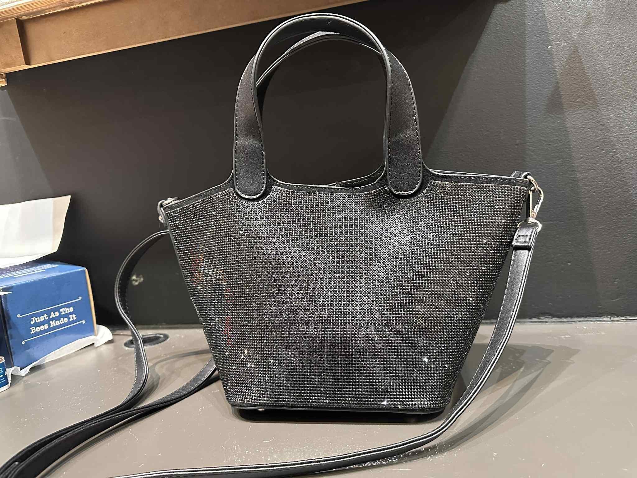 Black Sparkle Handbag