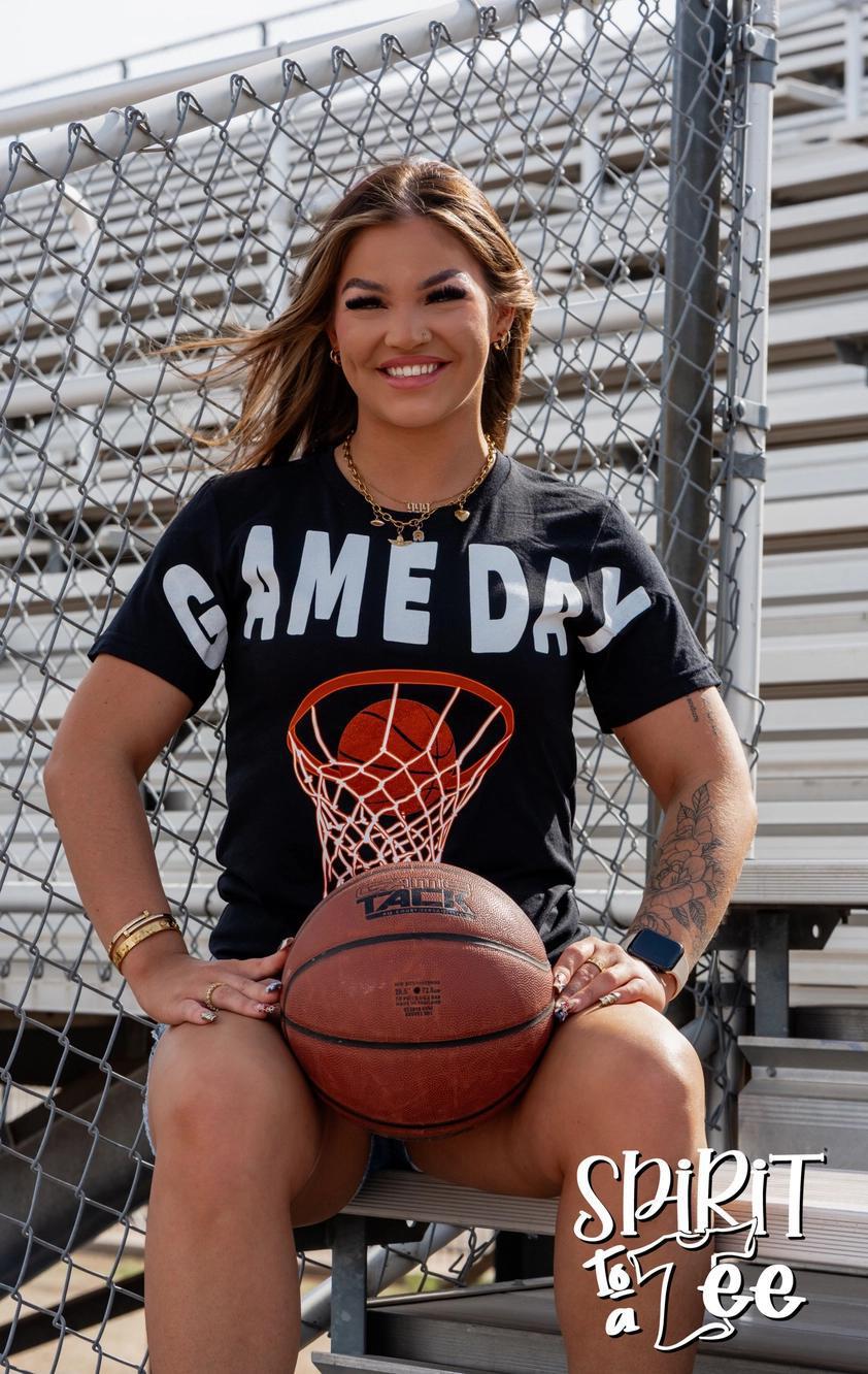 Game Day Basketball Net - Basketball Tee