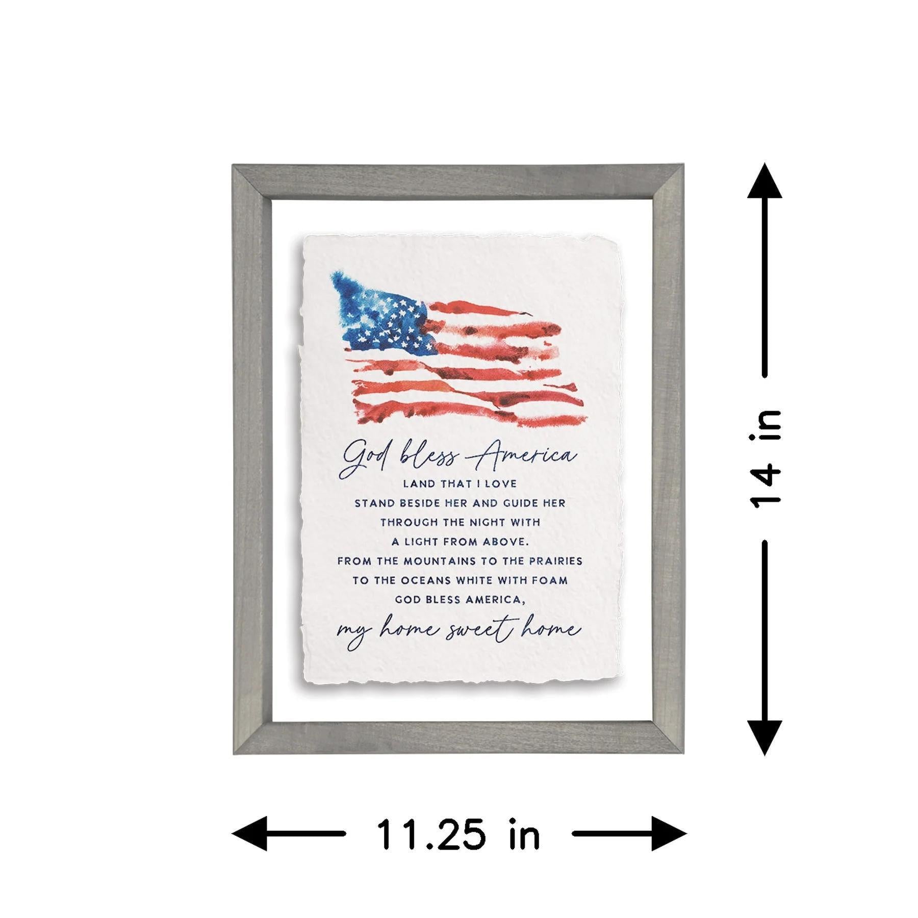God Bless America Flag Picture