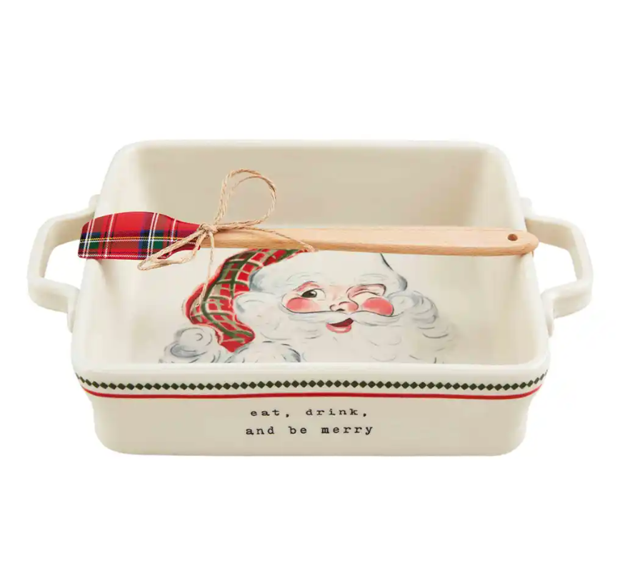 Santa Tartan Baker Set