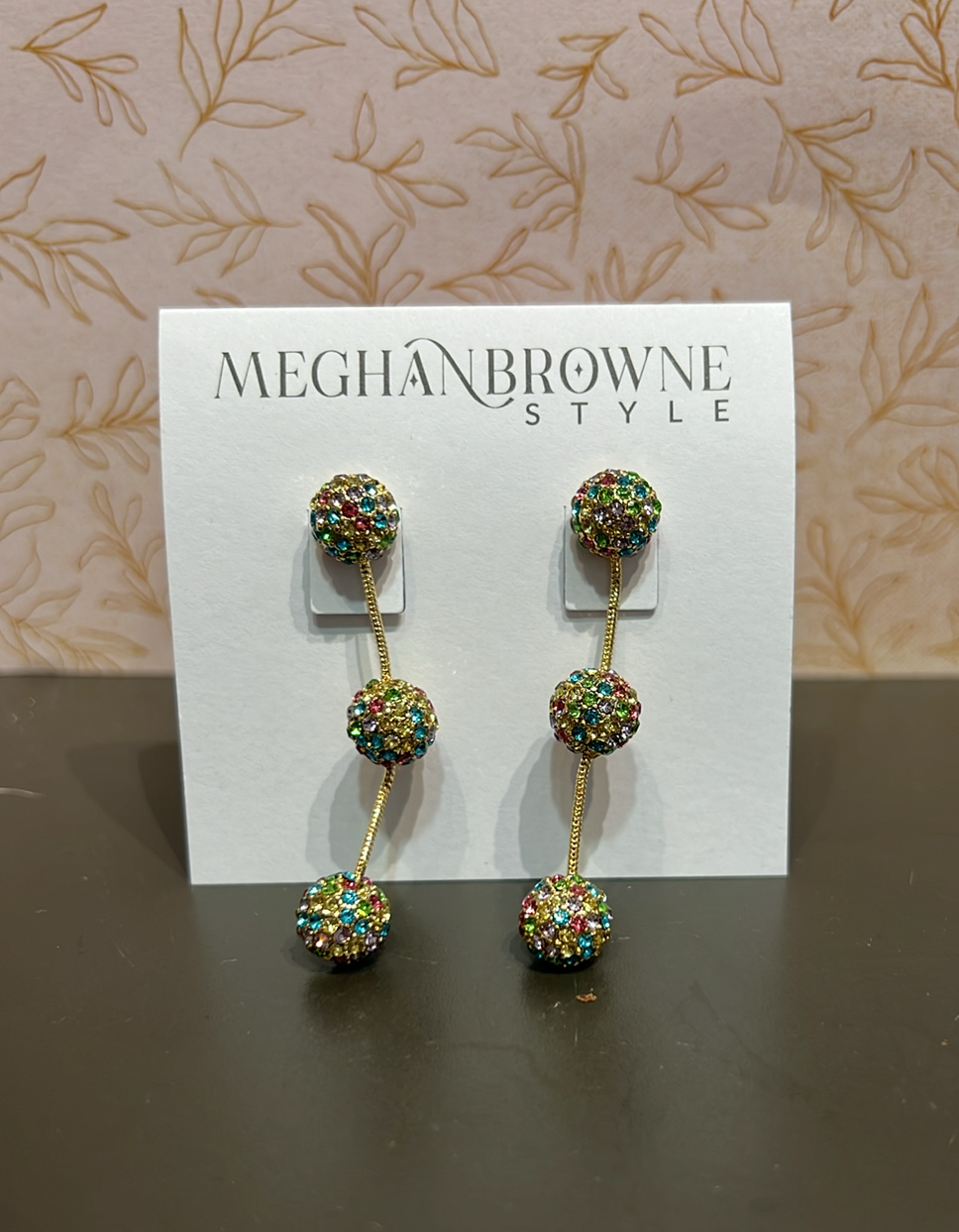 Crystal Row Multi Earrings