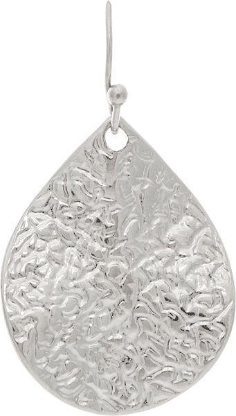 Textured Wavy Teardrop Earring