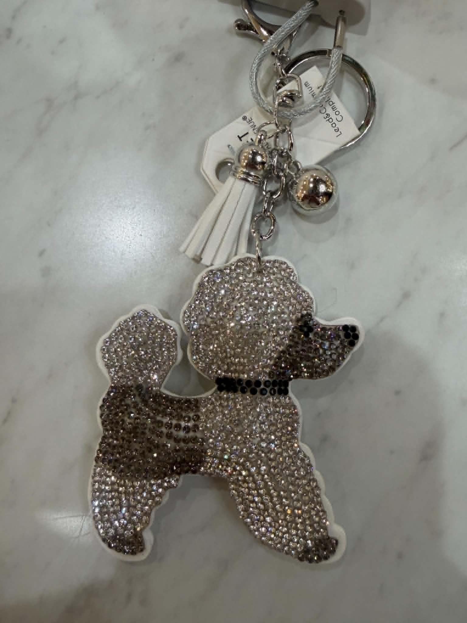 Puffy Rhinestone Keychains