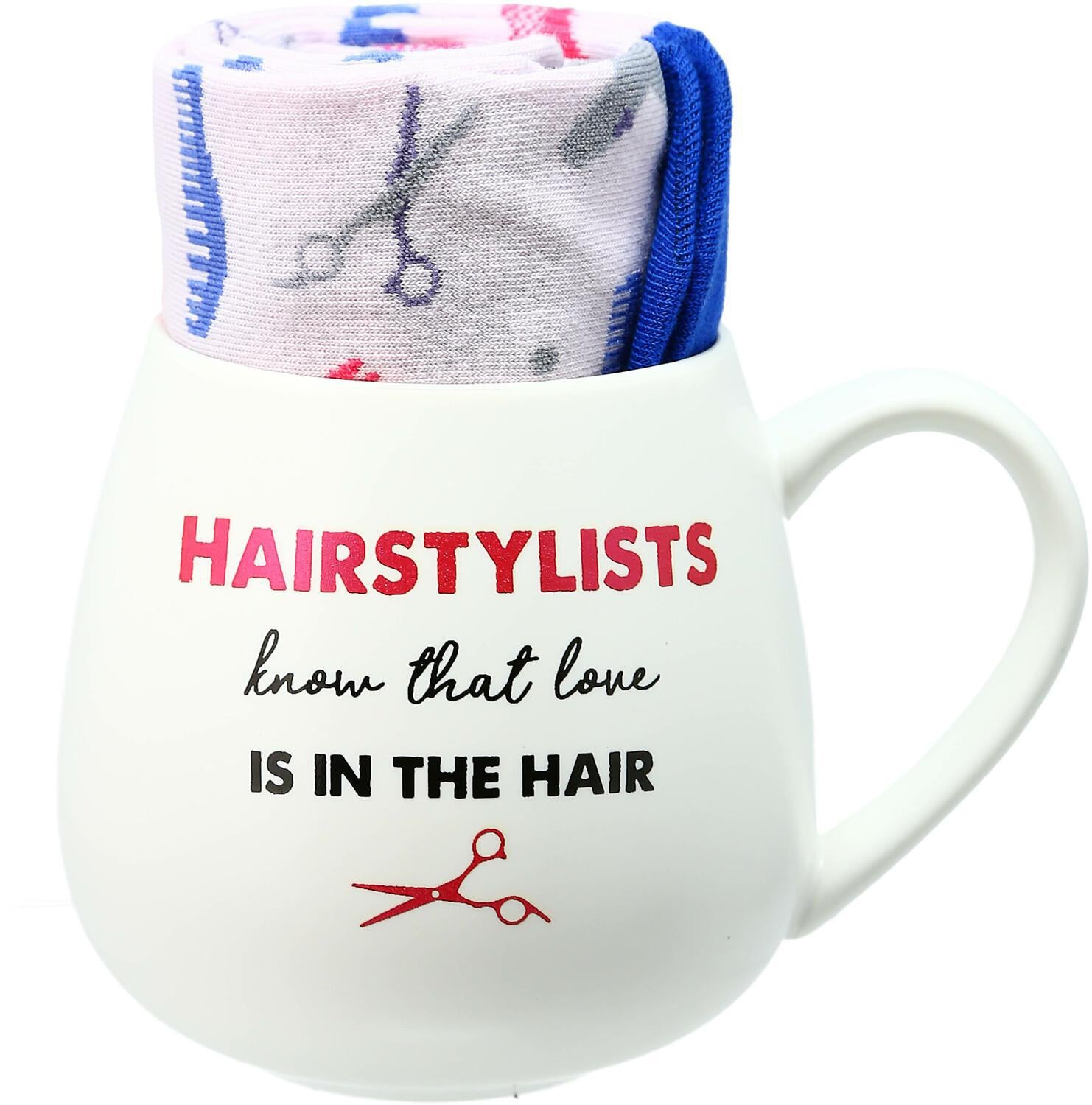 Hairstylist - 15.5 oz Mug and Sock Set