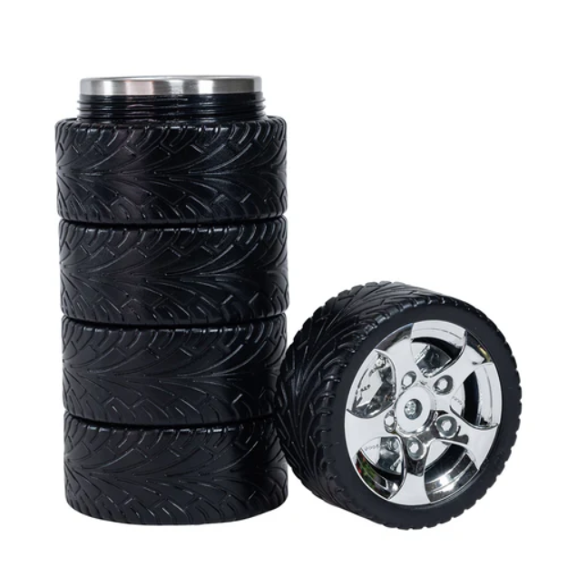 Stainless Steel Tire Travel Mug