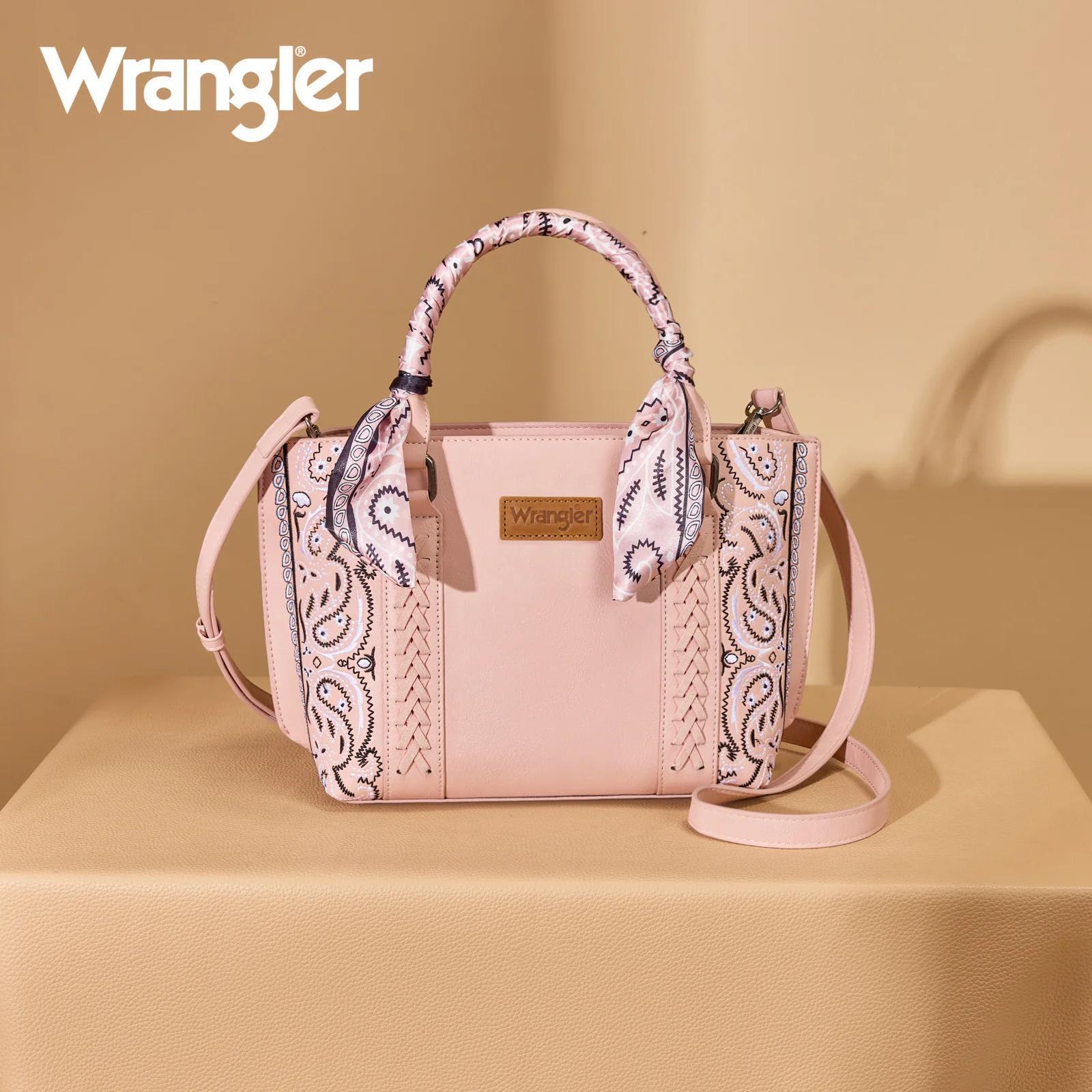 Wrangler Bandana Paisley Print Tote/Crossbody