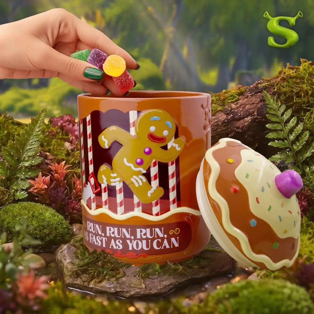 Shrek Gingy Cookie Jar with Fresh Seal Lid - Ceramic