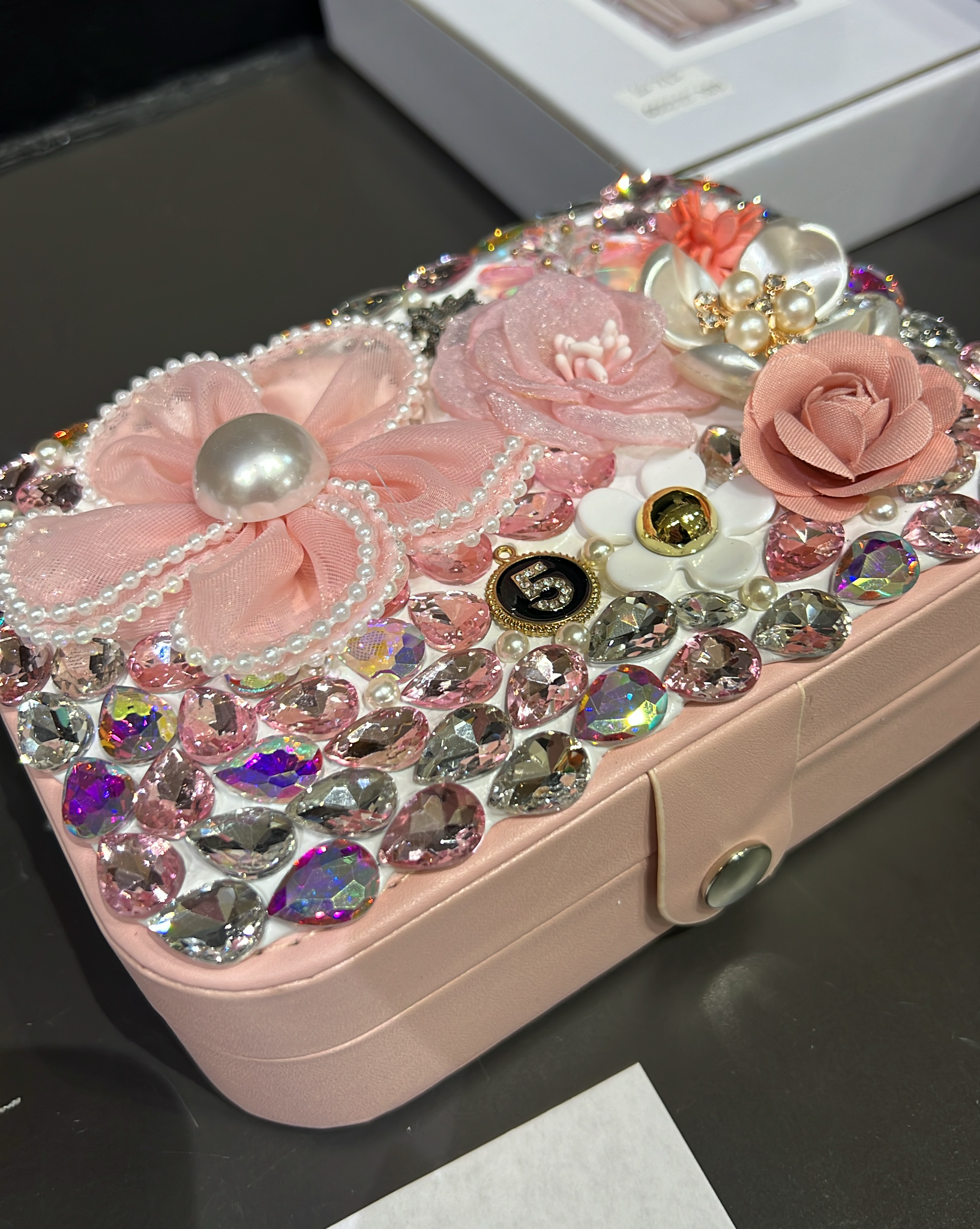 Flower Gem Jewelry Box