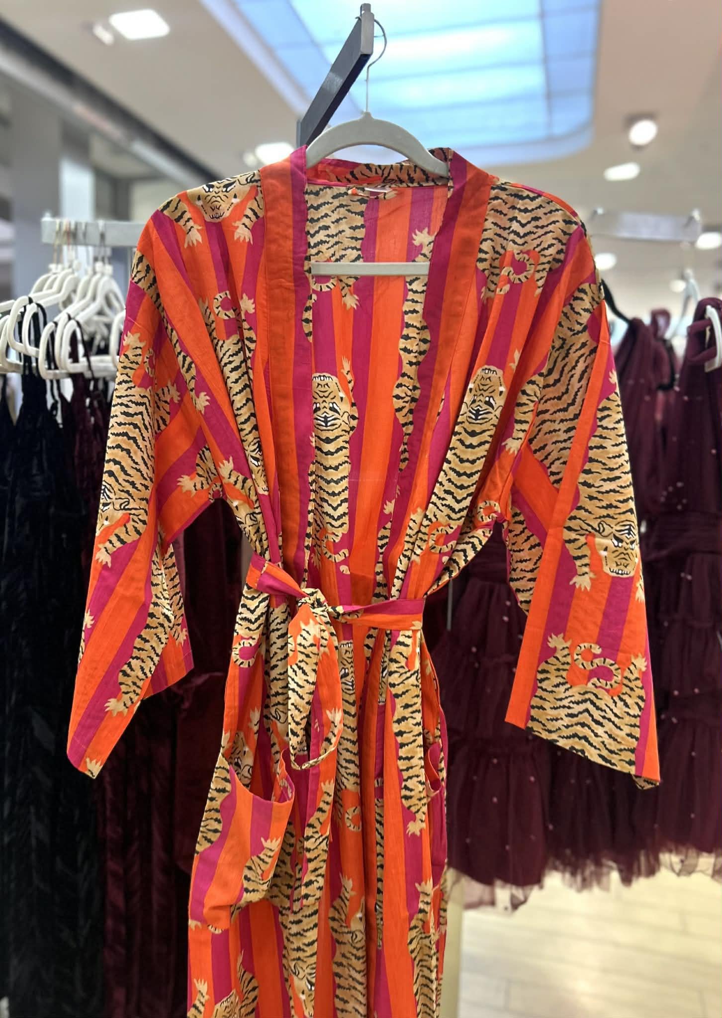 Tiger Print Kimono