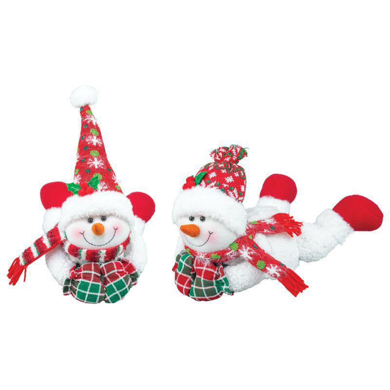 Cranberry Snowman Shelf Lounger