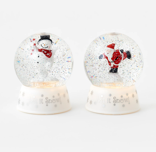 Revolving Lit Swirling Globe