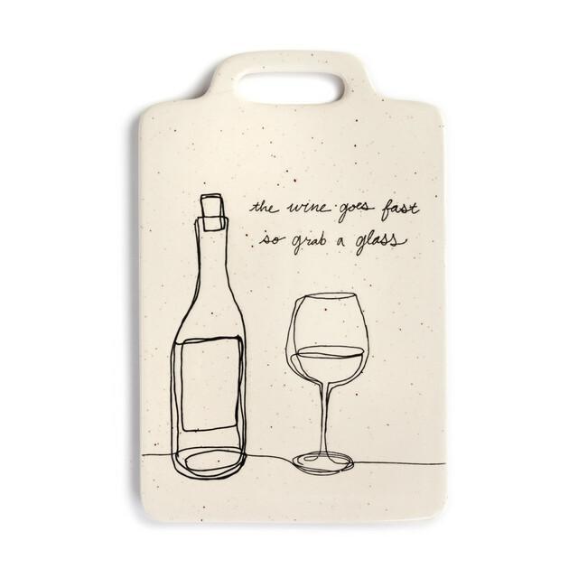 Wine Glass Cheese Board