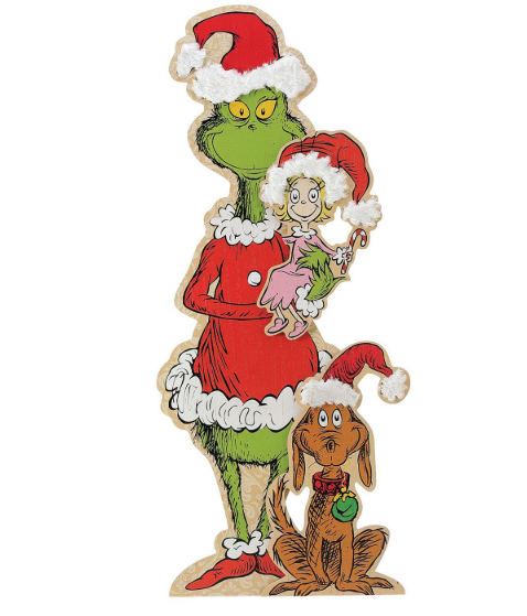 Grinch Easel Floor Decor