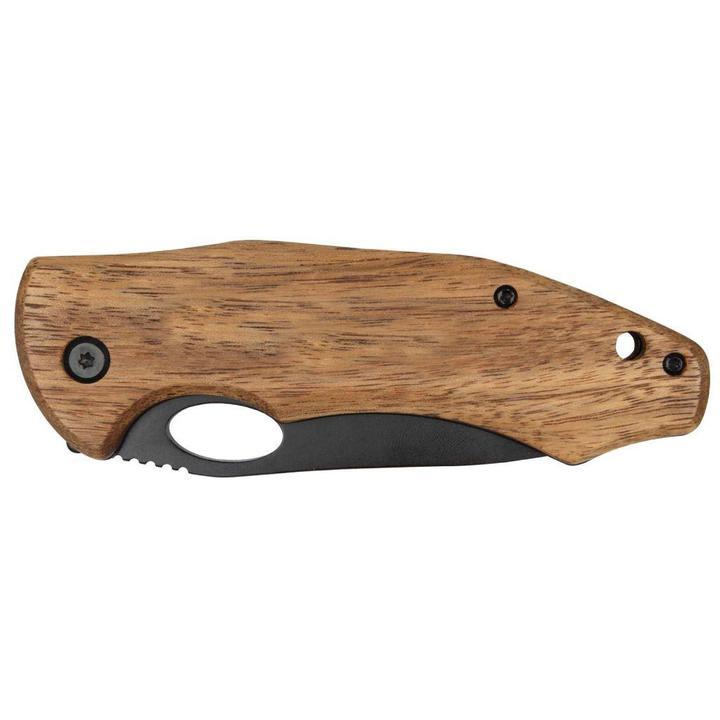 Acacia Wood Handle Pocket Knife 3.25" Blade