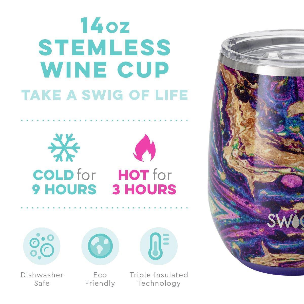 Purple Reign Stemless Wine Cup