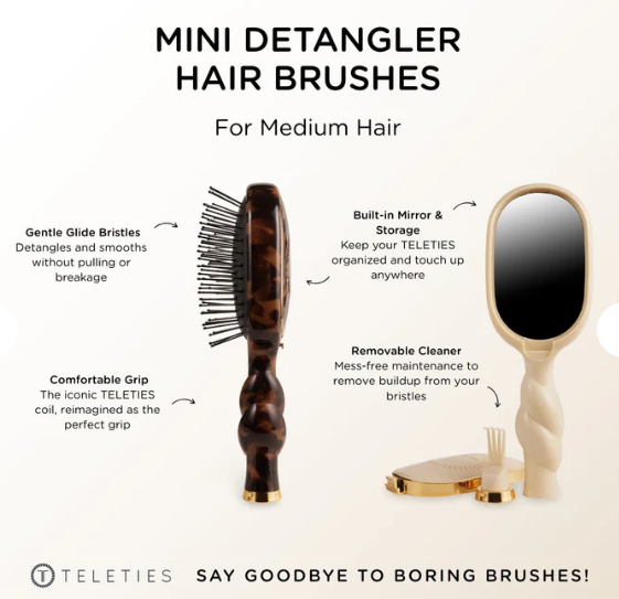 Teleties - Mini Hair Brush
