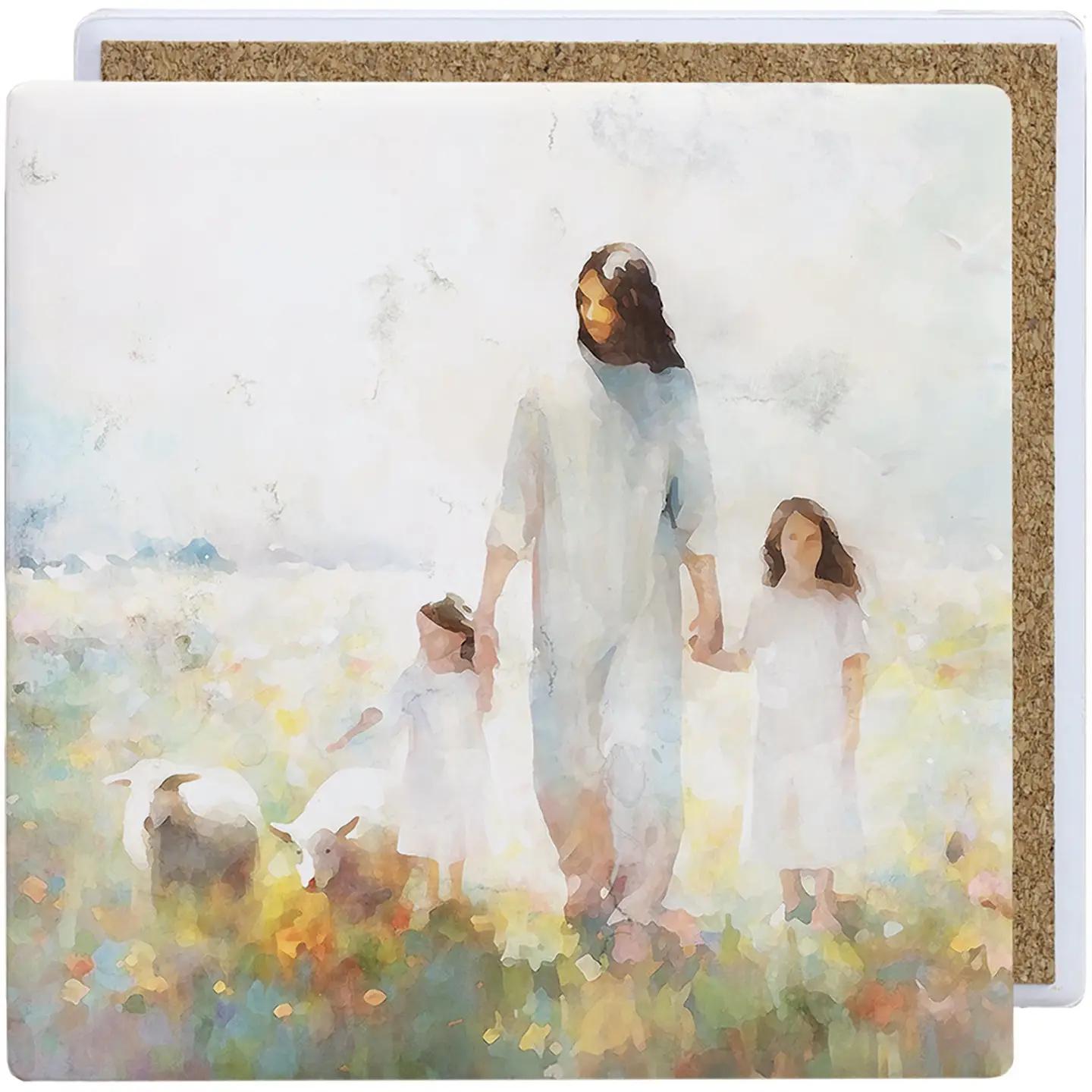Sincere Surroundings Ceramic Coaster Squares