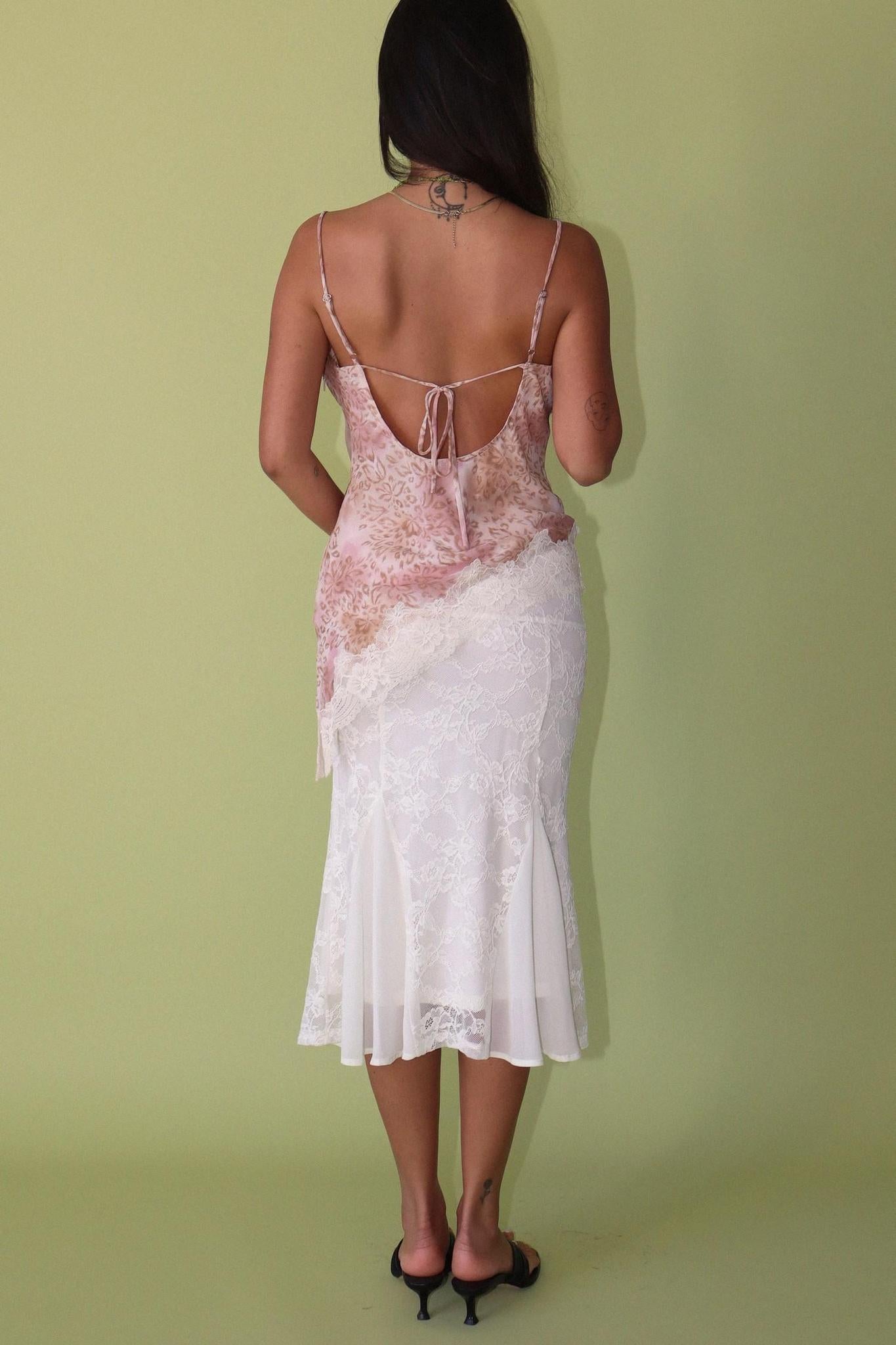 Floral Cowl-Neck Cami Top